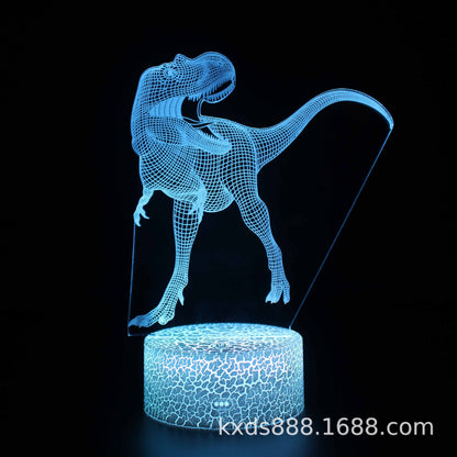 恐竜シリーズ 3Dカラフルナイトライト
