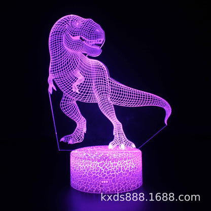 恐竜シリーズ 3Dカラフルナイトライト
