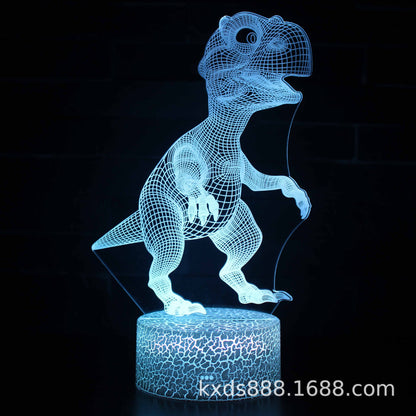 恐竜シリーズ 3Dカラフルナイトライト