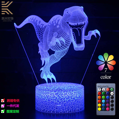 恐竜シリーズ 3Dカラフルナイトライト