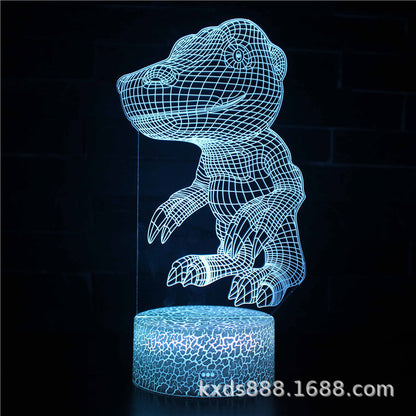 恐竜シリーズ 3Dカラフルナイトライト