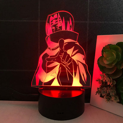**ナルトアニメ 3D LEDナイトライト 第三班 カカシ・サスケ・ナルト・サクラ 子供向けクリスマスギフト**