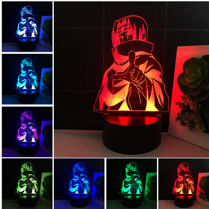 **ナルトアニメ 3D LEDナイトライト 第三班 カカシ・サスケ・ナルト・サクラ 子供向けクリスマスギフト**