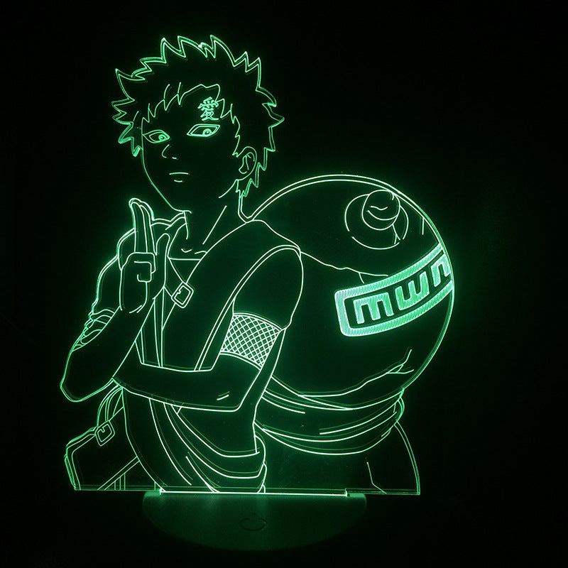 **ナルトアニメ 3D LEDナイトライト 第三班 カカシ・サスケ・ナルト・サクラ 子供向けクリスマスギフト**