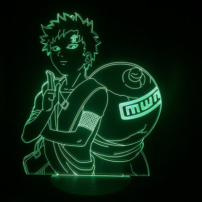 **ナルトアニメ 3D LEDナイトライト 第三班 カカシ・サスケ・ナルト・サクラ 子供向けクリスマスギフト**