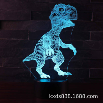 恐竜シリーズ 3Dカラフルナイトライト