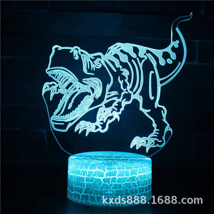 恐竜シリーズ 3Dカラフルナイトライト