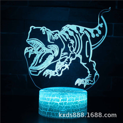 恐竜シリーズ 3Dカラフルナイトライト