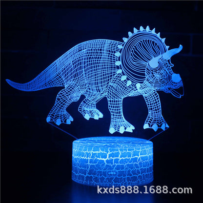 恐竜シリーズ 3Dカラフルナイトライト