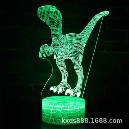 恐竜シリーズ 3Dカラフルナイトライト
