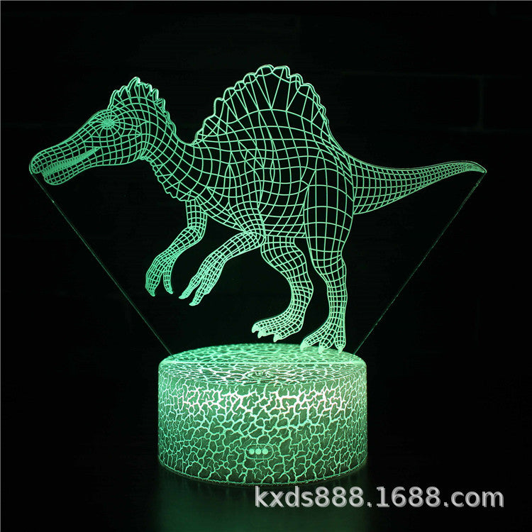 恐竜シリーズ 3Dカラフルナイトライト