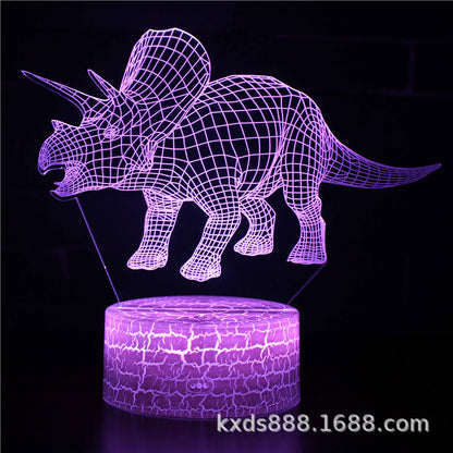 恐竜シリーズ 3Dカラフルナイトライト
