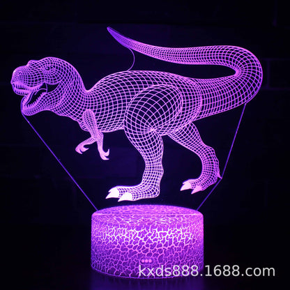 恐竜シリーズ 3Dカラフルナイトライト