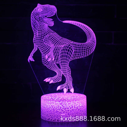 恐竜シリーズ 3Dカラフルナイトライト