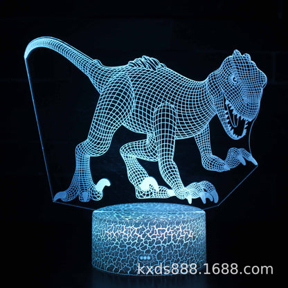 恐竜シリーズ 3Dカラフルナイトライト