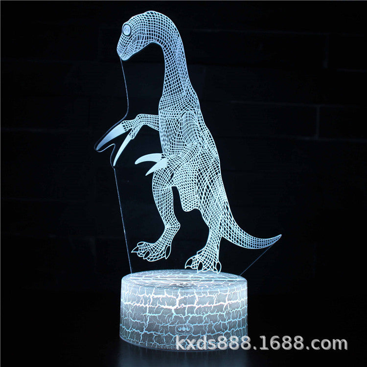 恐竜シリーズ 3Dカラフルナイトライト