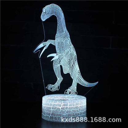 恐竜シリーズ 3Dカラフルナイトライト