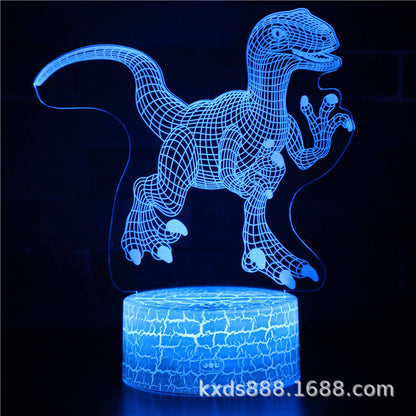 恐竜シリーズ 3Dカラフルナイトライト