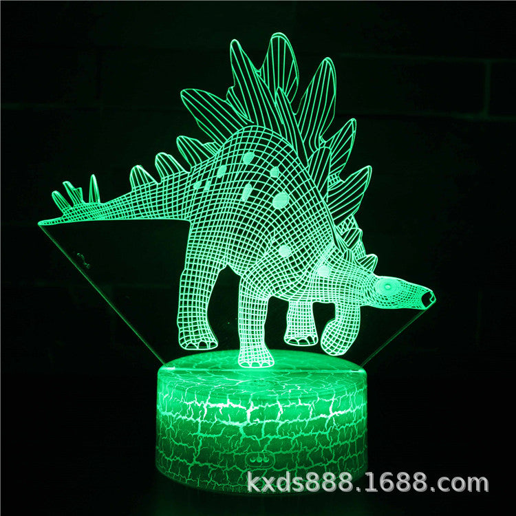 恐竜シリーズ 3Dカラフルナイトライト