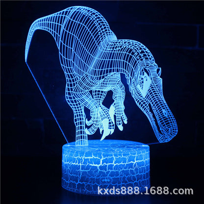 恐竜シリーズ 3Dカラフルナイトライト