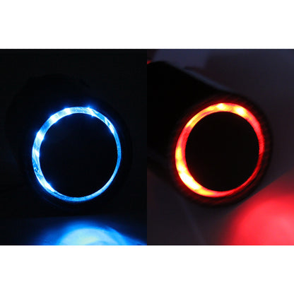 車用カーボンファイバー発光テールスロート （LEDライト付き）