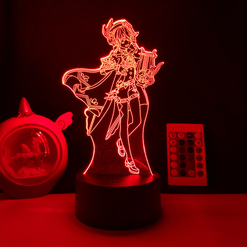 原神 (Genshin Impact) 3DクリエイティブLEDナイトライト