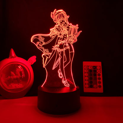 原神 (Genshin Impact) 3DクリエイティブLEDナイトライト