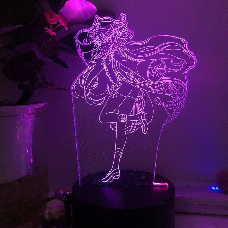 原神 (Genshin Impact) 3DクリエイティブLEDナイトライト